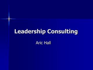 Leadership Consulting