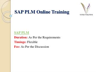 SAP PLM Training Material PPT