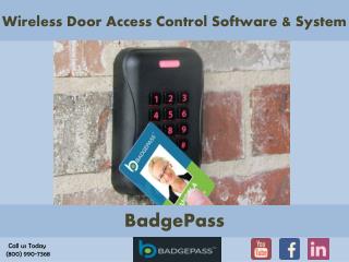 Wireless Door Access Control Software & System | BadgePass