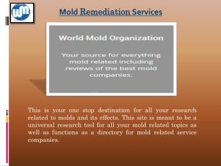 Mold articles