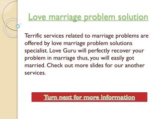 Love marriage solutions specialist