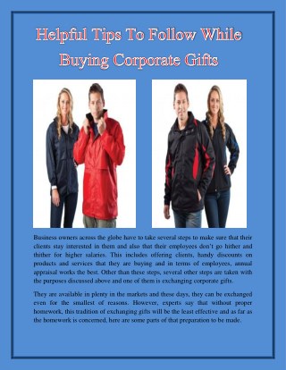 Helpful Tips To Follow While Buying Corporate Gifts