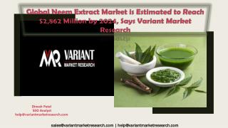 Neem Extract Market