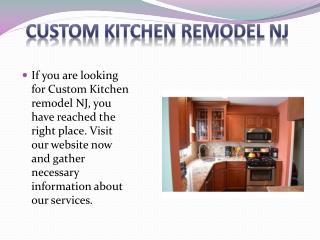 Westfield custom kitchen