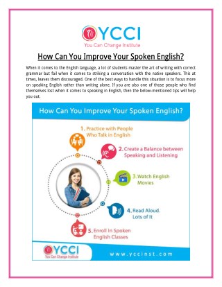 Improve your English with Spoken English Classes in Ahmedabad