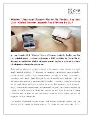 Wireless Ultrasound Scanner Market