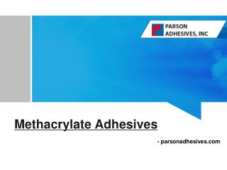 Methacrylate Adhesives