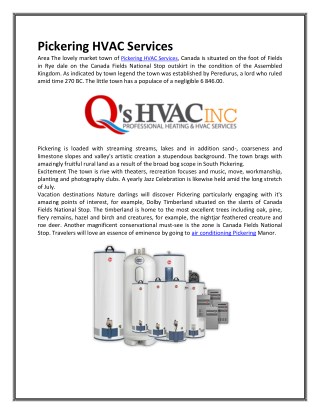 Pickering HVAC Services