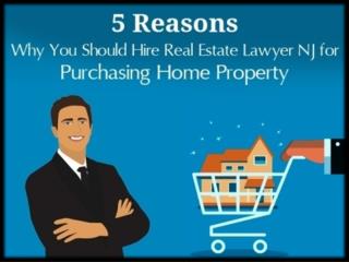 5 Reasons Why You Should Hire Real Estate Attorney NJ for Purchasing Home Property | SobelLaw