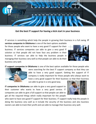 It support companies in Oklahoma