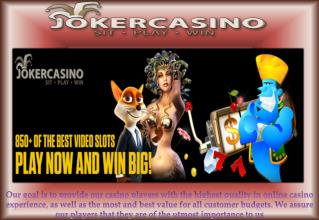 Online Casino, Casino Bonus, Joker Casino