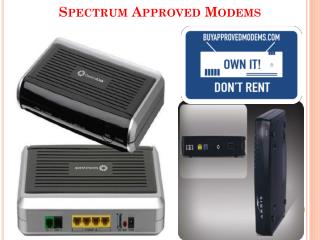 Spectrum Approved Modems