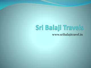 Sri Balaji Travels - Tempo Traveller Hire in Chennai