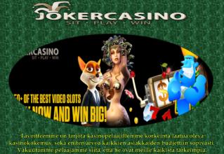 livekasino, ilmaiskierrokset, Joker Casino