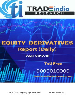 DAILY Derivative REPORT FOR 23rd NOVEMBER BY TRADEINDIA RESEARCH