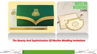 The Beauty And Sophistication Of Muslim Wedding Invitations