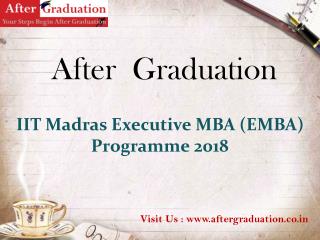 IIT Madras Executive MBA 