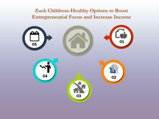 Zack Childress-Healthy Options to Boost Entrepreneurial Focus and Increase Income