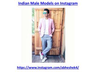 The Best indian male models on instagram