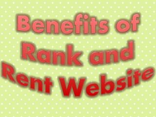 Rank and Rent Websites - Best Solution of Your Business