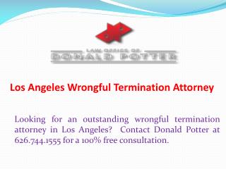 Los Angeles Wrongful Termination Attorney