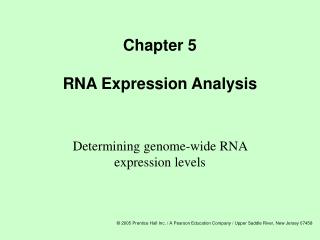 Chapter 5 RNA Expression Analysis