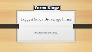 Biggest Stock Brokerage Firms | Ethereum Broker UK | Bitcoin Trading Sites