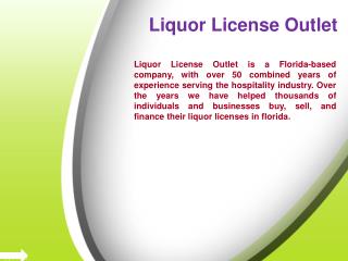 Florida Liquor Licenses