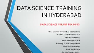 Data Science Training in Hyderabad