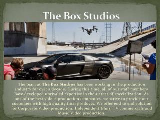 Theboxstudios.com.au : Film Production Sydney
