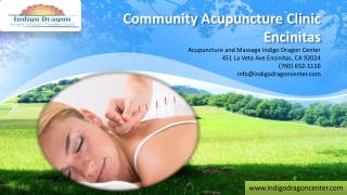 Community Acupuncture Clinic Encinitas