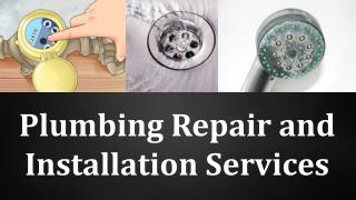 Plumbing Repair and Installation Services