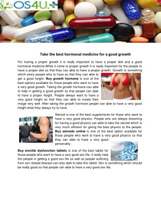 Buy growth hormone