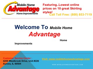 Mobile home roofs