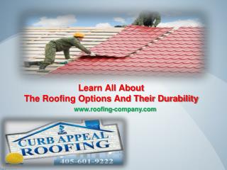 Learn All About The Roofing Options And Their Durability