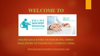 Data Entry Services, India | Online Data Entry Outsourcing (ODEO)