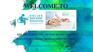 Word Data Entry Services, India | Online Data Entry Outsourcing (ODEO)