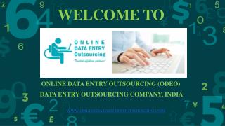 eBook Data Entry Services, India | Online Data Entry Outsourcing (ODEO)