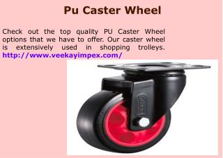 PP Caster Wheel