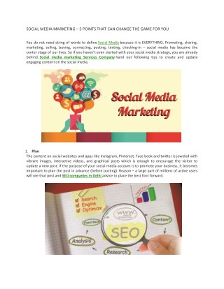 Social Media Marketing Services Company