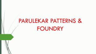 Bar bend mandrel manufacturer in pune parulekar patterns & foundry