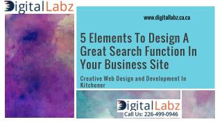 5 Essential Features To Design Search Function In Website - Digital Labz