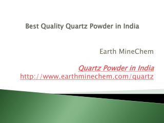 Best quality quartz powder in india