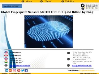 Global Fingerprint Sensors Market Hit USD 13.80 Billion by 2024
