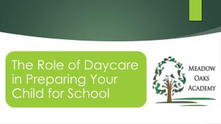 The Role of Daycare in Preparing Your Child for School
