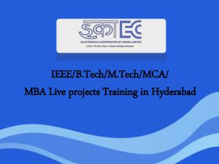 Academic Projects Training in Ameerpet, Hyderabad – ECILECIT Ameerpet