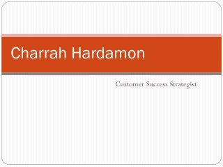 Charrah Hardamon - Former Network Engineer