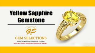 Buy Yellow Sapphire Online at best affordable price