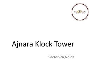 Ajnara Klock Towers