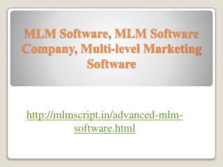 MLM Software, MLM Software Company, Multi-level Marketing Software